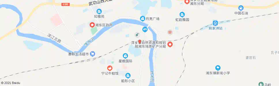 萍乡湘东区医院_公交站地图_萍乡公交_妙搜公交查询2025