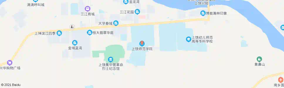 上饶师范_公交站地图_上饶公交_妙搜公交查询2025