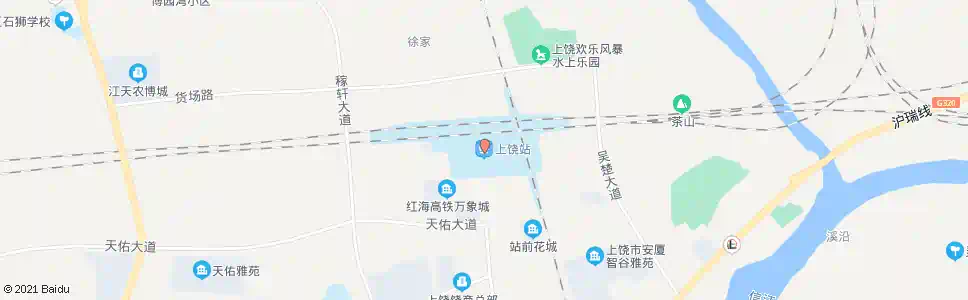 上饶上饶市人大_公交站地图_上饶公交_妙搜公交查询2025