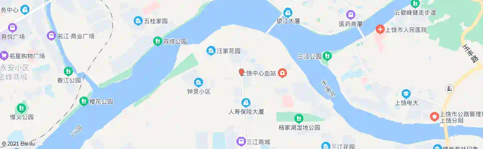 上饶钟灵路口_公交站地图_上饶公交_妙搜公交查询2025