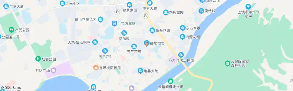 上饶四建公司_公交站地图_上饶公交_妙搜公交查询2025