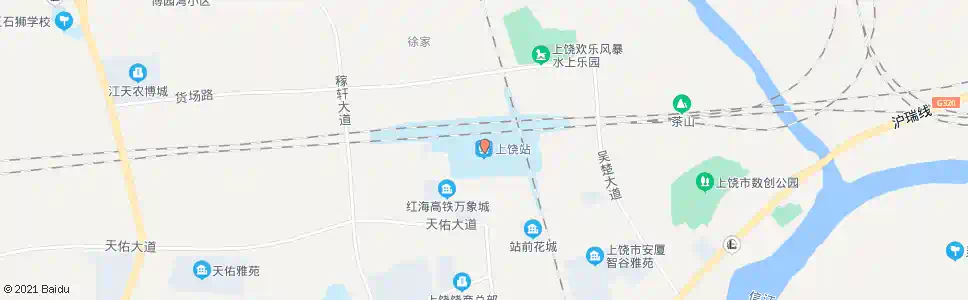 上饶新火车站_公交站地图_上饶公交_妙搜公交查询2025