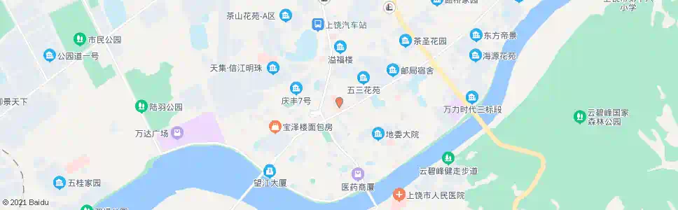 上饶市立医院_公交站地图_上饶公交_妙搜公交查询2025