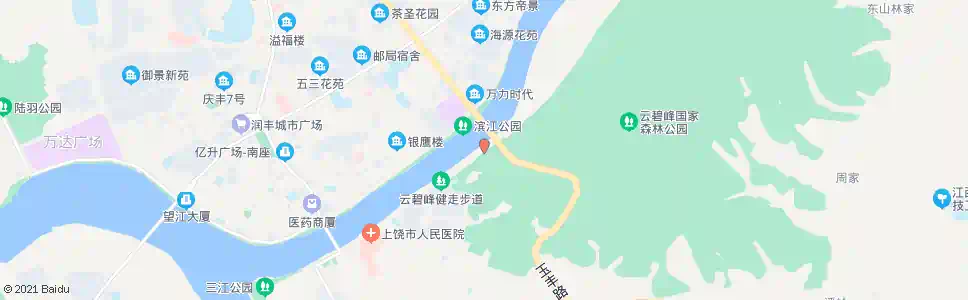 上饶森林公园_公交站地图_上饶公交_妙搜公交查询2025