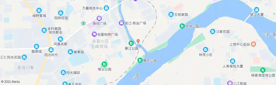 上饶春江公园_公交站地图_上饶公交_妙搜公交查询2025