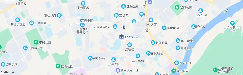 上饶带湖路汽车站_公交站地图_上饶公交_妙搜公交查询2025