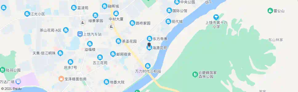 上饶大信花园_公交站地图_上饶公交_妙搜公交查询2025