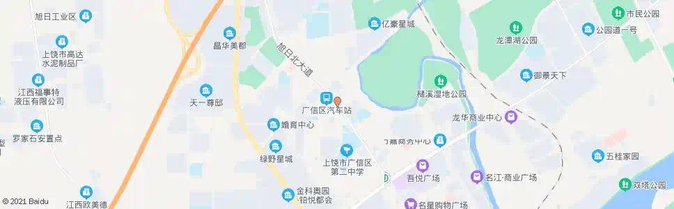 上饶旭日客运站_公交站地图_上饶公交_妙搜公交查询2025