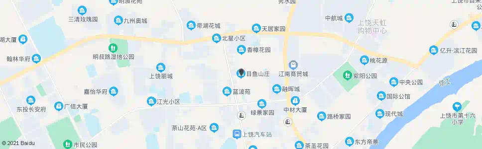 上饶目鱼山庄_公交站地图_上饶公交_妙搜公交查询2025