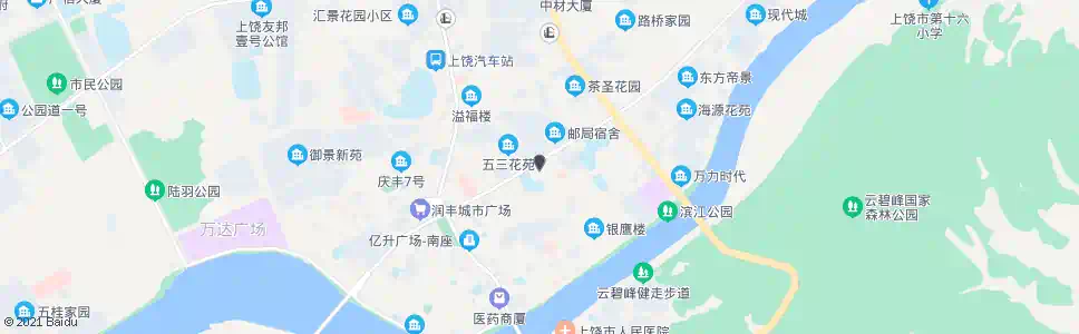 上饶五三小区_公交站地图_上饶公交_妙搜公交查询2025