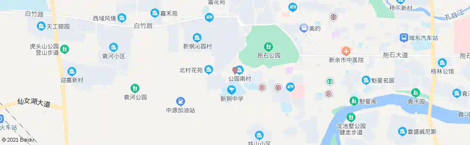 新余公园南村路口_公交站地图_新余公交_妙搜公交查询2025