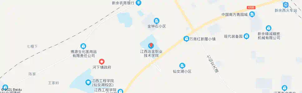 新余冶金技校_公交站地图_新余公交_妙搜公交查询2025