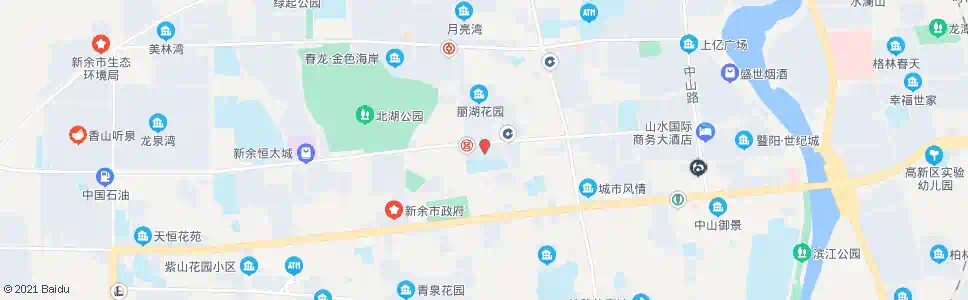 新余诺贝尔花园西_公交站地图_新余公交_妙搜公交查询2025