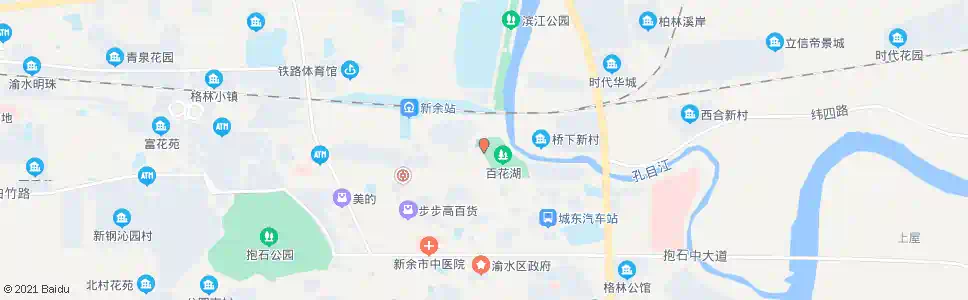 新余南湖公园西_公交站地图_新余公交_妙搜公交查询2025