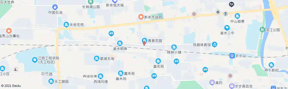 新余青泉花园_公交站地图_新余公交_妙搜公交查询2025