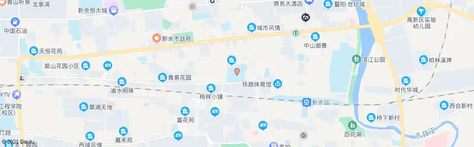 新余市九中_公交站地图_新余公交_妙搜公交查询2025