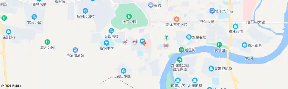 新余新钢医院_公交站地图_新余公交_妙搜公交查询2025