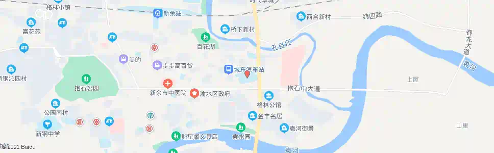 新余第三水厂_公交站地图_新余公交_妙搜公交查询2025