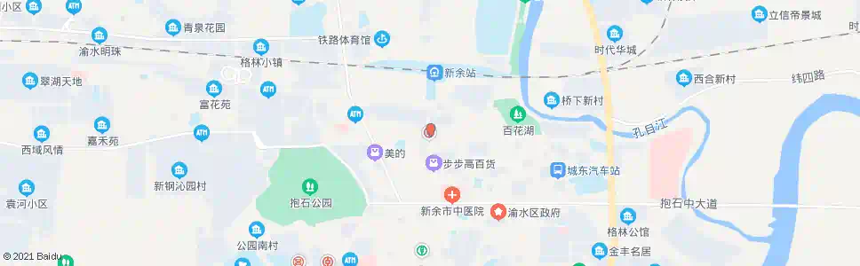 新余市工商银行_公交站地图_新余公交_妙搜公交查询2025