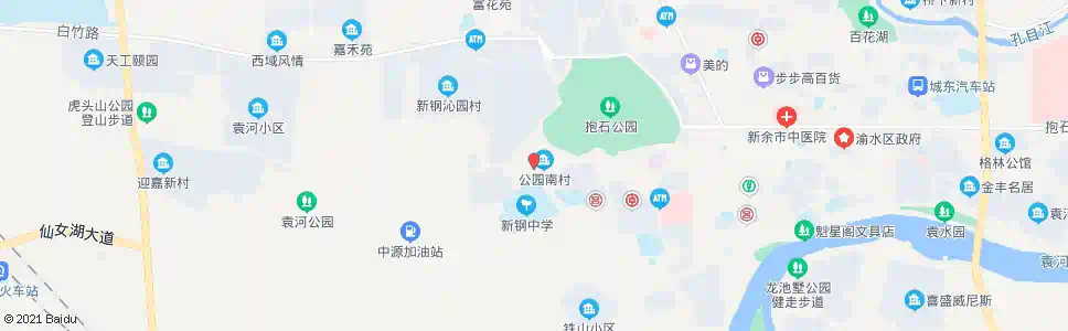 新余公园南村_公交站地图_新余公交_妙搜公交查询2025