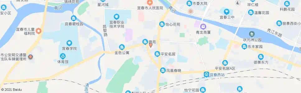 宜春汽车西站_公交站地图_宜春公交_妙搜公交查询2025