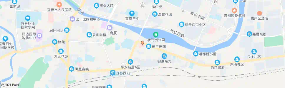 宜春市二医院_公交站地图_宜春公交_妙搜公交查询2025