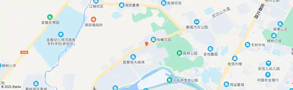 宜春兰家坪_公交站地图_宜春公交_妙搜公交查询2025