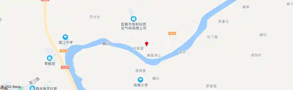 宜春包家_公交站地图_宜春公交_妙搜公交查询2025