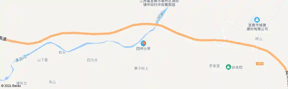宜春坪田_公交站地图_宜春公交_妙搜公交查询2025