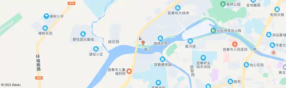 宜春冬泳基地_公交站地图_宜春公交_妙搜公交查询2025