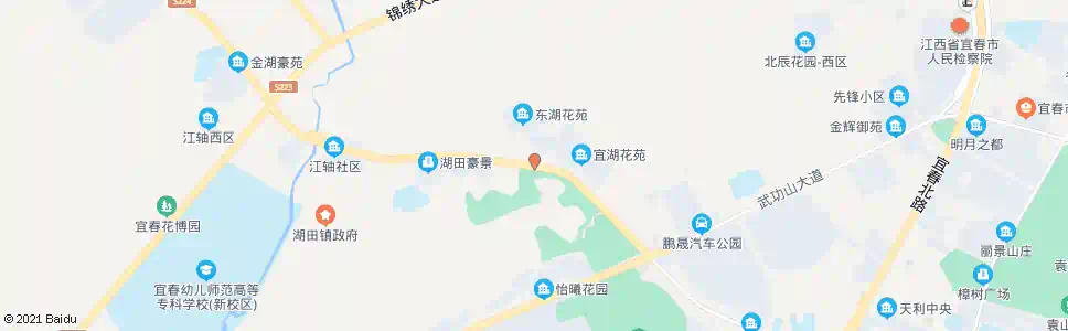 宜春花家坪_公交站地图_宜春公交_妙搜公交查询2025