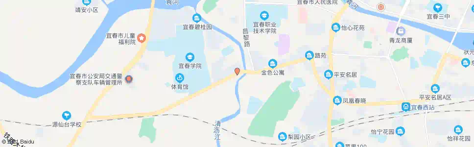 宜春沙背桥_公交站地图_宜春公交_妙搜公交查询2025