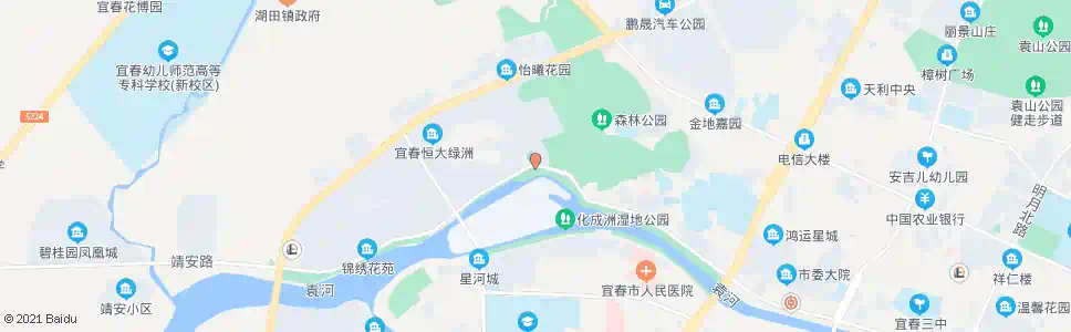 宜春秀江御景_公交站地图_宜春公交_妙搜公交查询2025