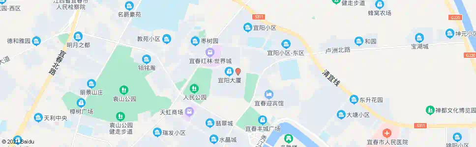 宜春市城管局_公交站地图_宜春公交_妙搜公交查询2025