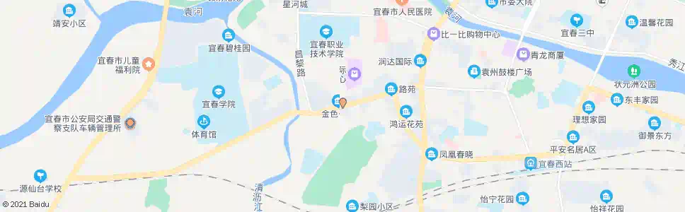 宜春技术学院南校区_公交站地图_宜春公交_妙搜公交查询2025