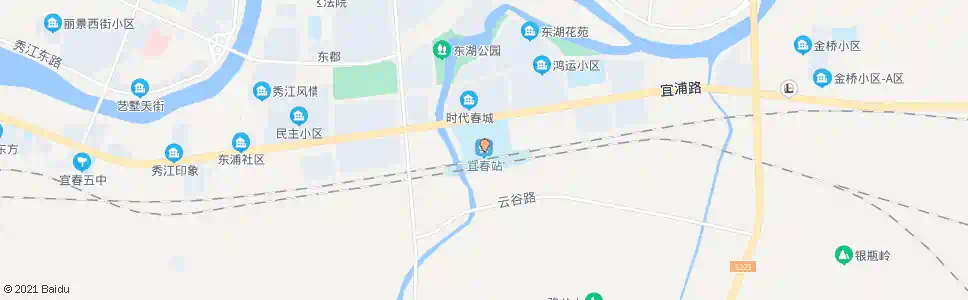 宜春宜春大桥_公交站地图_宜春公交_妙搜公交查询2025