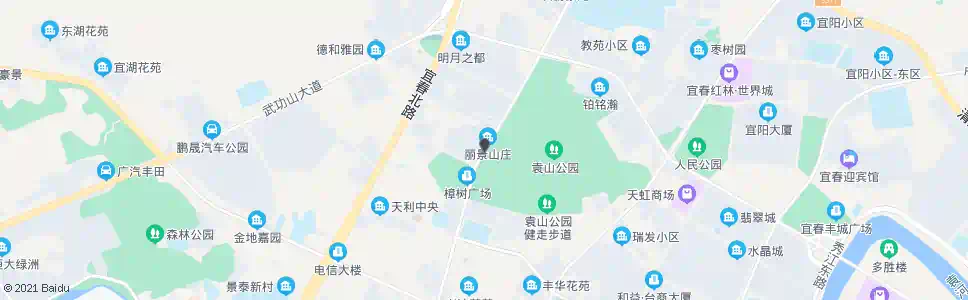 宜春正荣丽景山庄_公交站地图_宜春公交_妙搜公交查询2025
