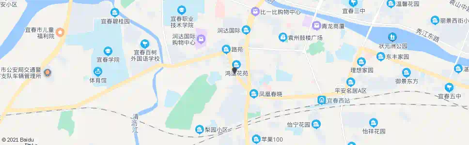 宜春凤凰市场_公交站地图_宜春公交_妙搜公交查询2025