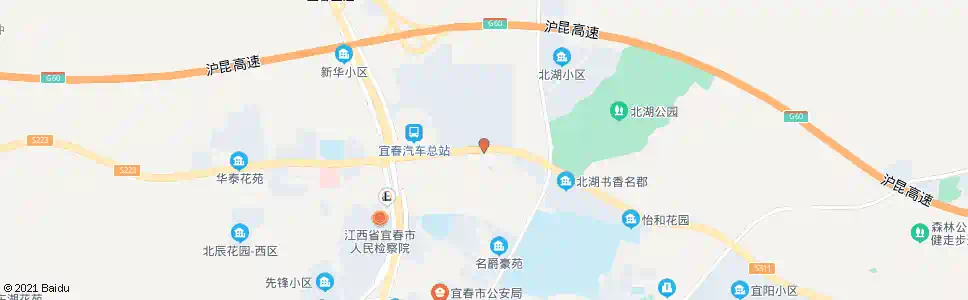 宜春景福花苑_公交站地图_宜春公交_妙搜公交查询2025