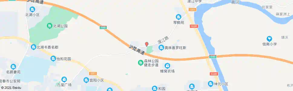 宜春万福亭_公交站地图_宜春公交_妙搜公交查询2025