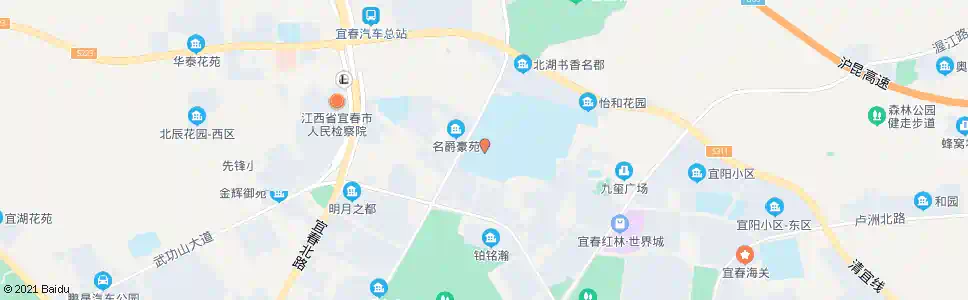 宜春宜春中学(西)_公交站地图_宜春公交_妙搜公交查询2025