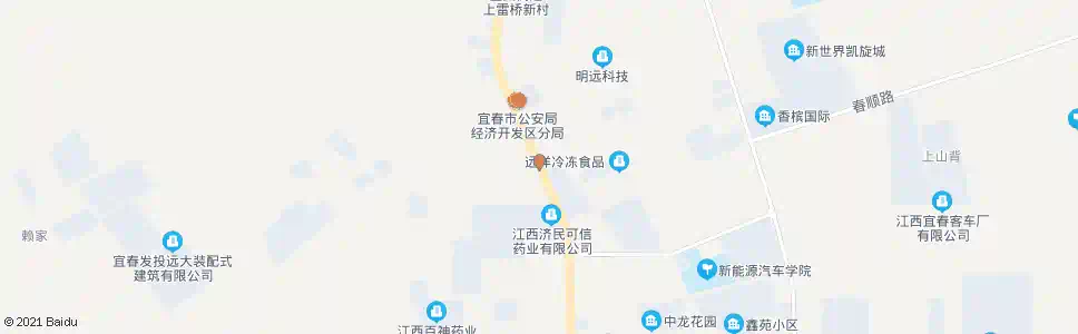 宜春下雷桥_公交站地图_宜春公交_妙搜公交查询2025