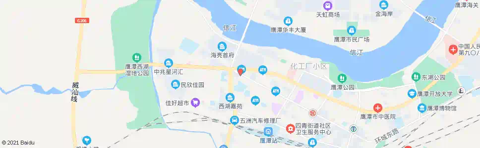 鹰潭环城西路口_公交站地图_鹰潭公交_妙搜公交查询2025