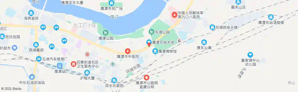 鹰潭东湖路口_公交站地图_鹰潭公交_妙搜公交查询2025