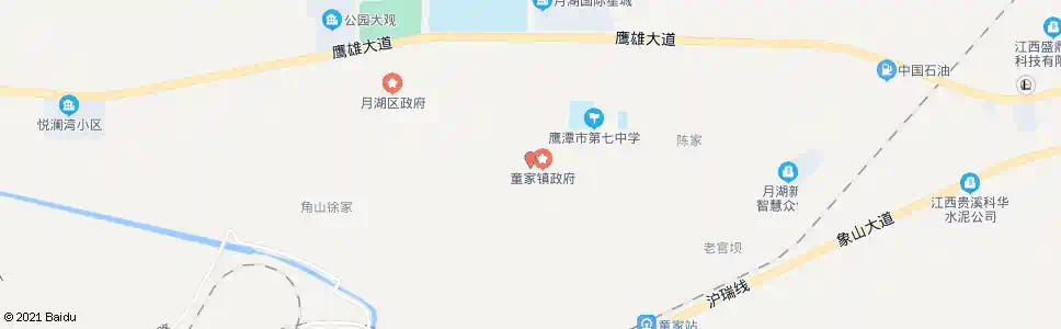 鹰潭童家镇政府_公交站地图_鹰潭公交_妙搜公交查询2025