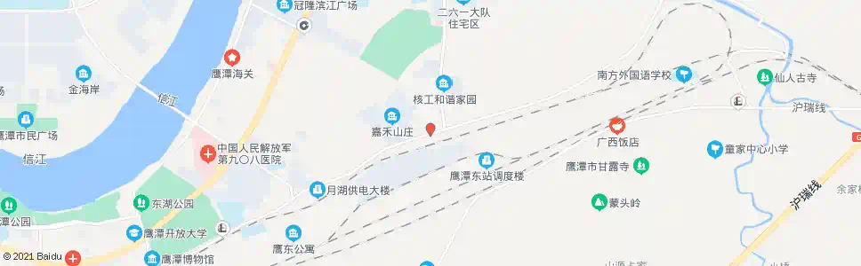 鹰潭东四村_公交站地图_鹰潭公交_妙搜公交查询2025