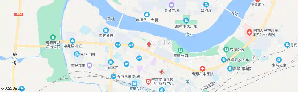 鹰潭市人民医院_公交站地图_鹰潭公交_妙搜公交查询2025