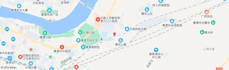 鹰潭东三村_公交站地图_鹰潭公交_妙搜公交查询2025