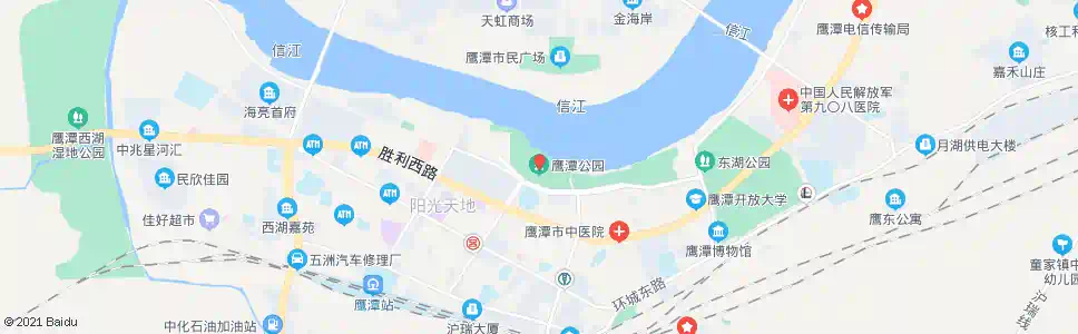 鹰潭人民公园_公交站地图_鹰潭公交_妙搜公交查询2025
