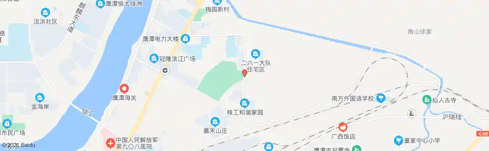 鹰潭干休所_公交站地图_鹰潭公交_妙搜公交查询2025